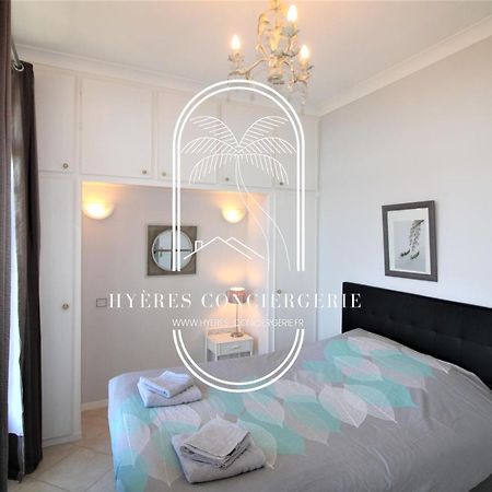 T3 Standing-Splendide Vue Mer - Piscine Parking By Hc Apartment Hyeres Bagian luar foto